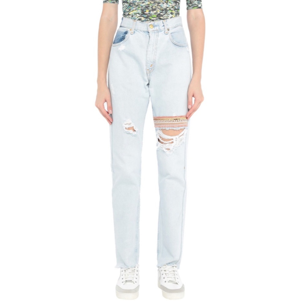 So different x Levi's distressed embellished jeans